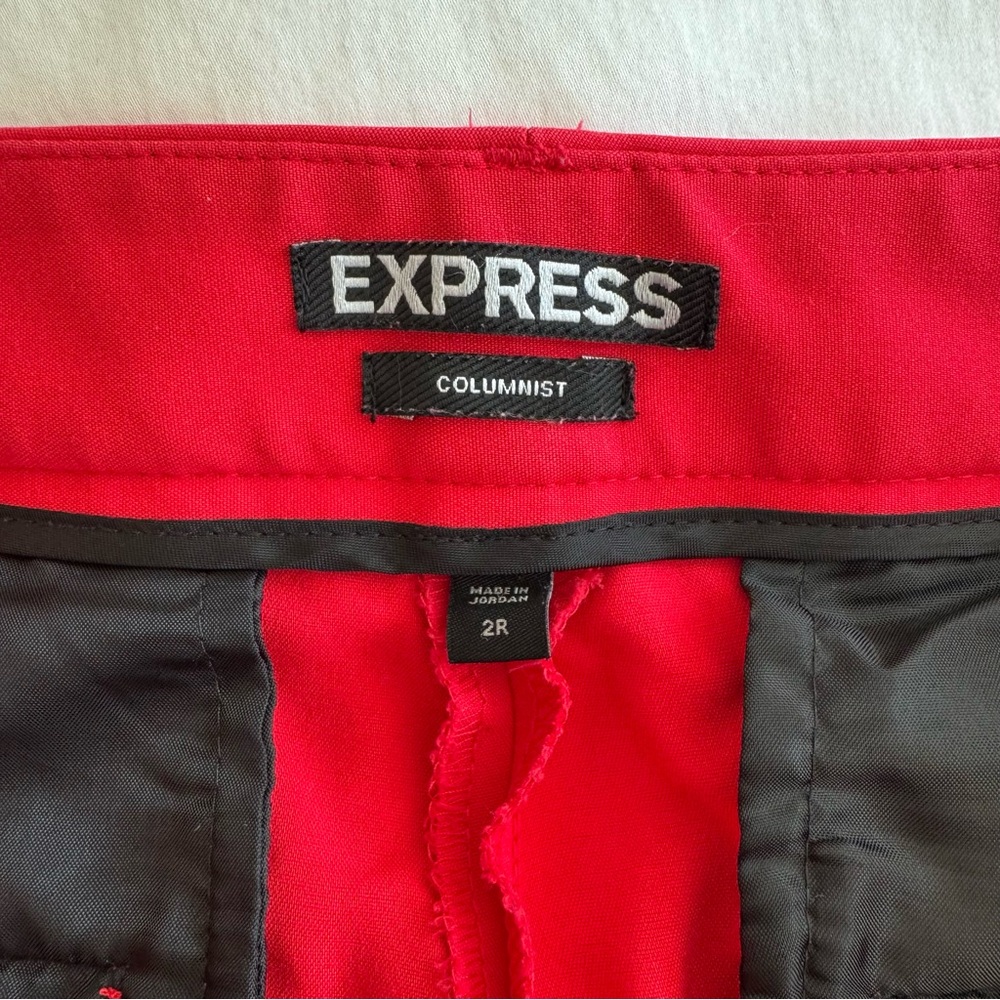 Express Red Columnist Pant - Picture 4 of 7